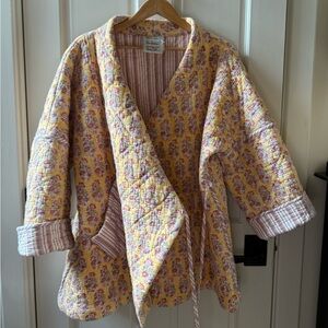 Custom Quilt Jacket Kimono S M L